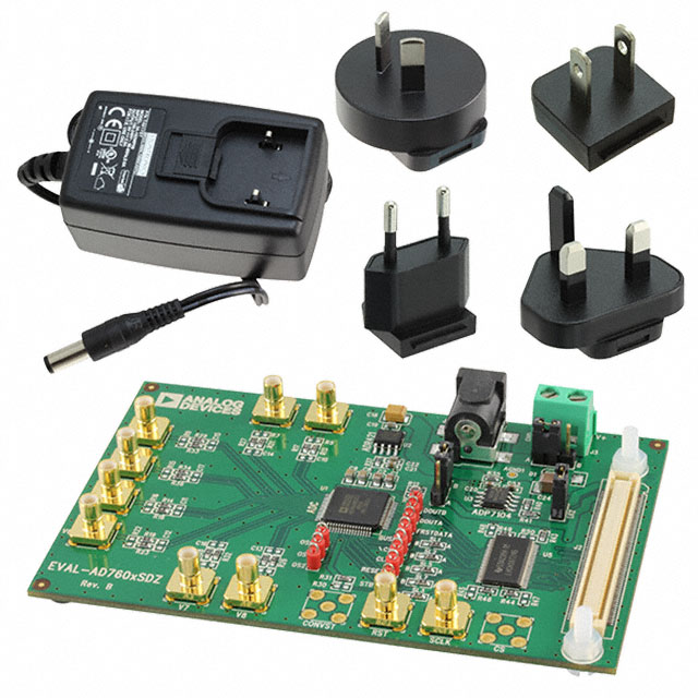 EVAL-AD7608SDZ Analog Devices Inc.  Cartes d'évaluation - Convertisseurs analogique-numérique (CAN)